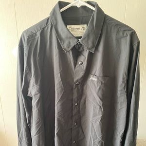 SOLID BLACK DRESS SHIRT